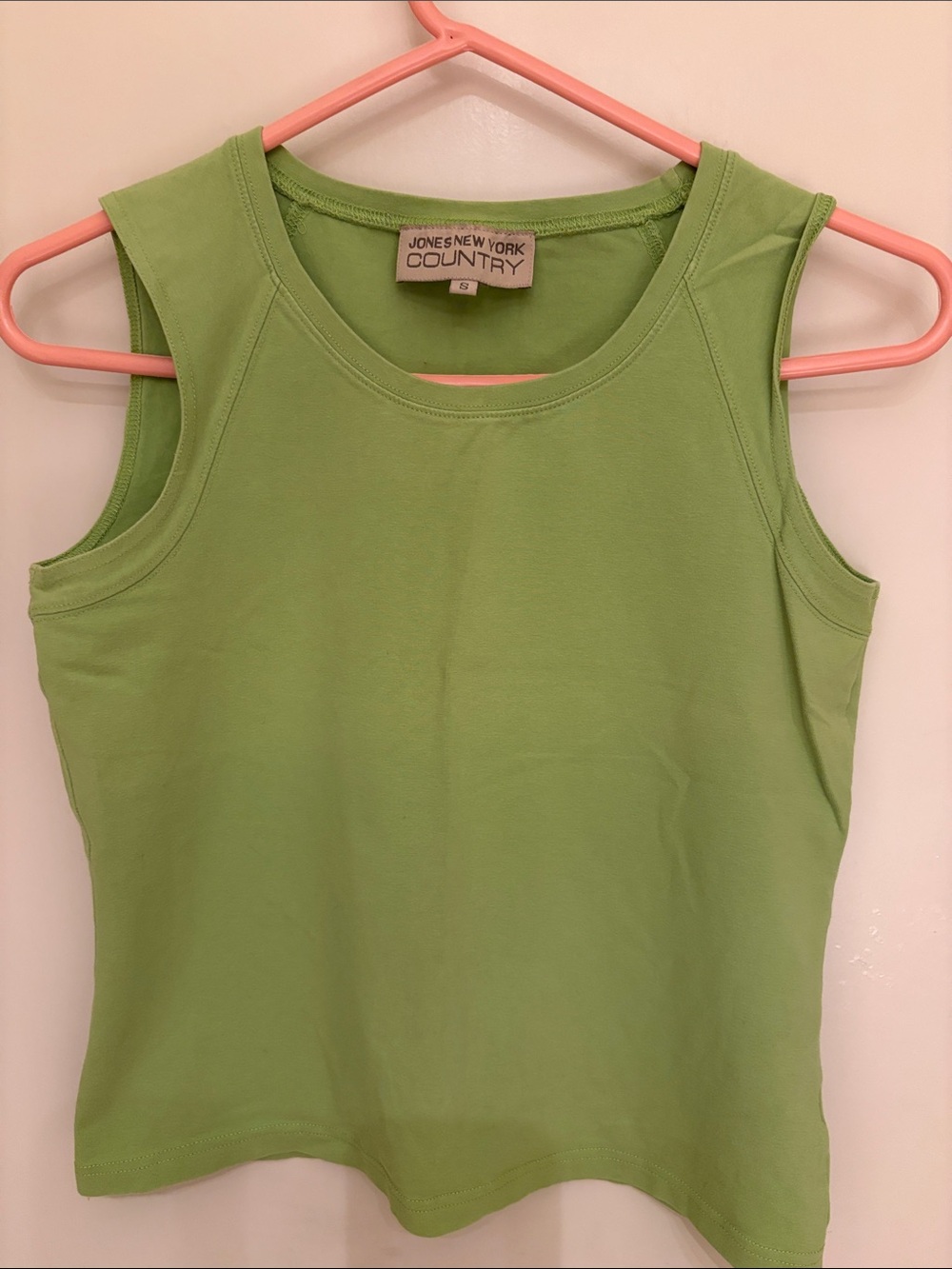 Jones New York Light Green Sleeveless Tank